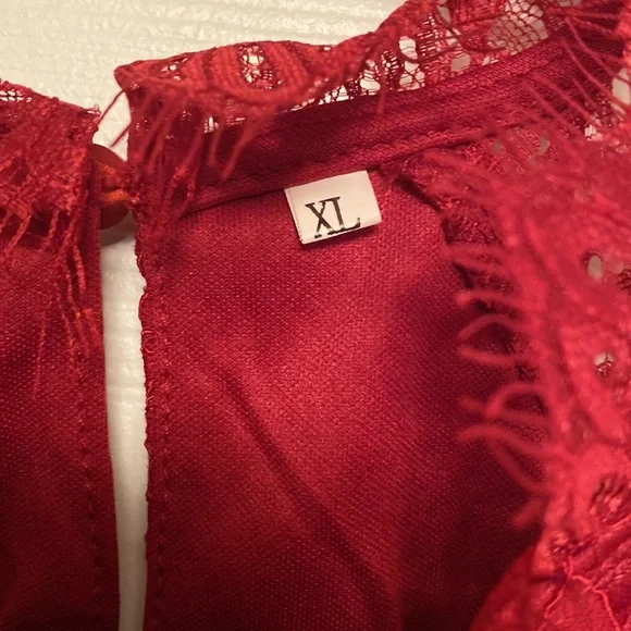 New Boho Lace Top…size XL - Picture 4 of 5